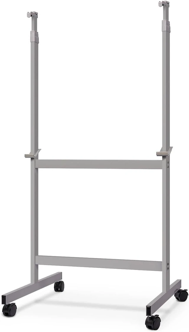Main image of Maxtek Mobile Whiteboard Stand with Wheels, Stand Only, No Drill | Height Adjustable Dry Erase Boards, Rolling Easel Frame for Home, Office, Homeschool & Classroom (Grey)