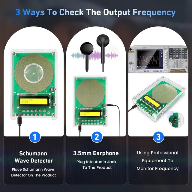 Alt view image 4 of 6 - Adjustable 0.01Hz-200kHz Frequency Generator for Healing