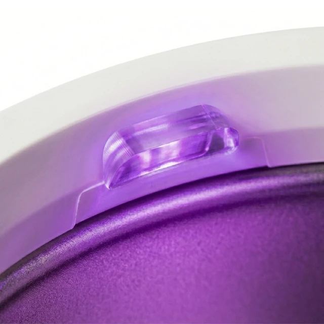 Alt view image 5 of 7 - The Sonic Cleaner Pro - Ultrasonic Retainer Cleaner & UV 45 kHz Removable Tank for Aligners, Night Guards, Mouth Guards, Dentures - 4 Cleaning Modes (Lunar White)