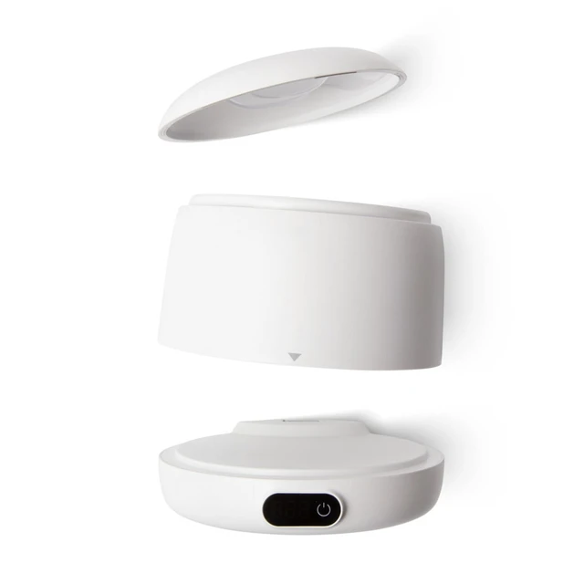 Alt view image 2 of 7 - The Sonic Cleaner Pro - Ultrasonic Retainer Cleaner & UV 45 kHz Removable Tank for Aligners, Night Guards, Mouth Guards, Dentures - 4 Cleaning Modes (Lunar White)