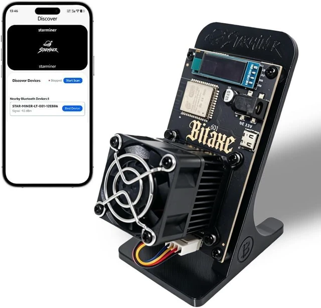 Main image of Bitaxe Gamma 601 Smart App Custom Firmware