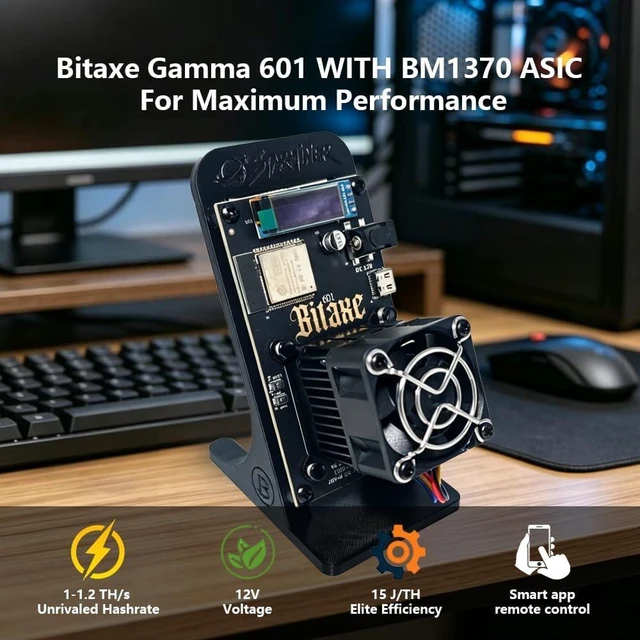 Alt view image 4 of 6 - Bitaxe Gamma 601 Smart App Custom Firmware