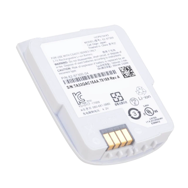 Alt view image 6 of 10 - 82-97300-04 Battery Compatible for Symbol CS4070, CS4070-SR, CS4070, BTRY-CS40EABH0, BTRY-CS40EAB00-04 82-97300 82-97300-01 82-97300-02 82-97300-03 82-97300-04 Scanner Battery Replacement 3.7V 1000mAh
