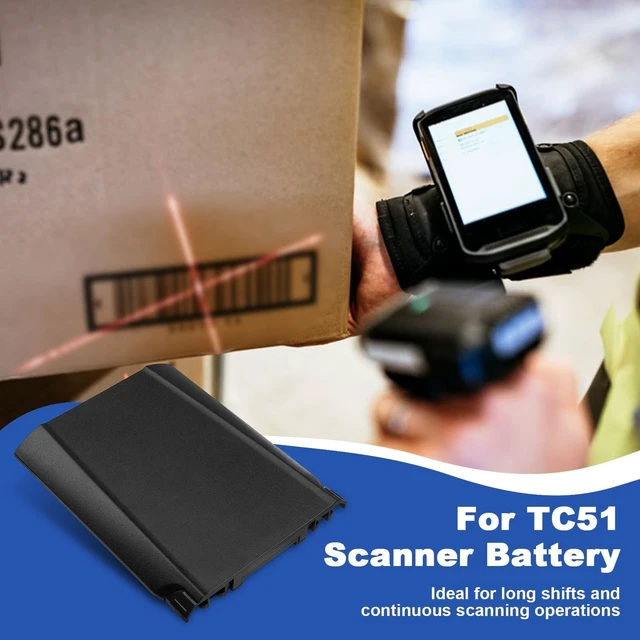Alt view image 9 of 10 - oliadeo for Zebra TC57 Battery Replacement: TC57 TC51 TC52 TC56 TC510 TC510K TC520L TC51HC TC57HO TC510K-1PAZU2P-A6 BT-000314A BTRY-TC51-44MA1-01 BTRY-TC51-4A1-01 Barcode Scanner Battery