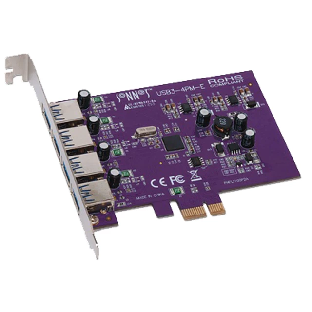 Alt view image 6 of 6 - Sonnet Allegro USB-A 4-Port USB 3.2 Gen 1 PCIe Card Mac Windows Linux 5Gbps