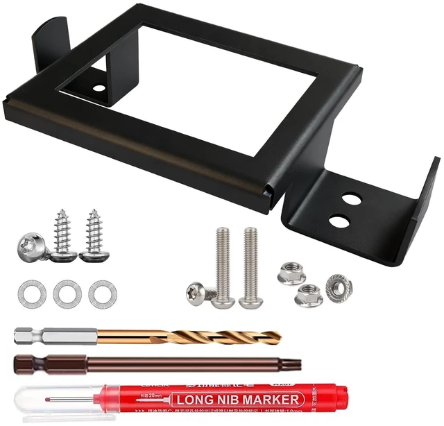 Alt view image 6 of 10 - HOTUFELG Radar Sensor Protector Compatible with Honda Accord 2017-2022, Anti-Theft Cover Kit with Security Screws, High-Grade Steel Black Front Sensor Guard, Easy Installation