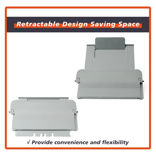 Alt view image 10 of 10 - Mhrxusd Paper Output Tray Replacement for HP for OfficeJet Pro 9010 9012 9015 9016 9018 9019 9010E 9013E 9015E 9016E 9018E 9125E 9110B 9130B Printers Parts