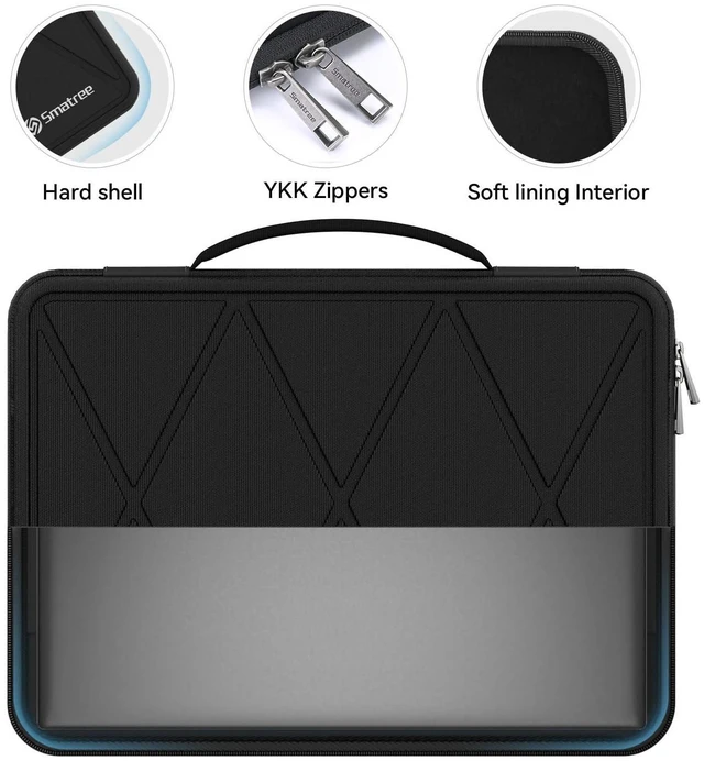 Alt view image 10 of 10 - Smatree Hard EVA Protective Sleeve Case Compatible for 18 inch HP ZBook Fury G1i, Anti-Shock and Waterproof Laptop Bag (X8326)