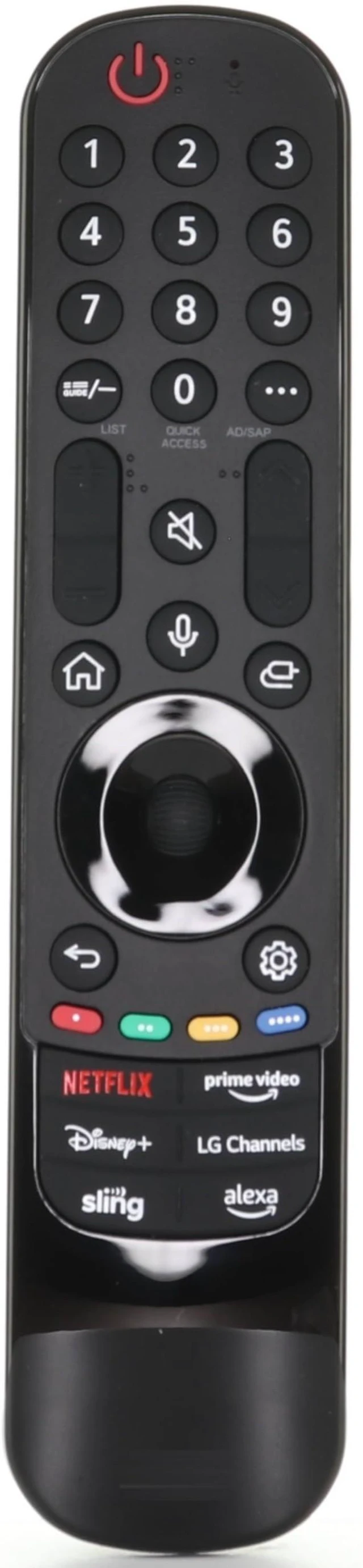 Alt view image 5 of 8 - Dan's Originals OEM MR24GA Magic TV Voice Remote Control with Motion, Voice, Netflix, Prime Video, Disney+, LG Channels, Sling, Alexa - AKB76045002 for All LG TVs - Latest Model 2025