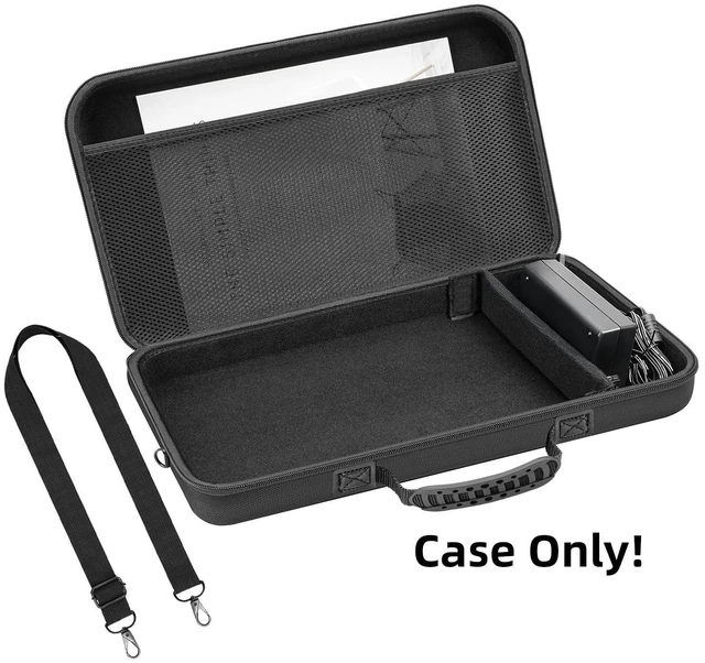 Alt view image 7 of 10 - HESPLUS Hard Travel Case for Canon PIXMA TR160/ TR150/ iP110 Wireless Portable Printer and Battery Pack, Printer Organizer with Adjustable Shoulder Strap, Mesh Pocket fit Ink Tank, Adapter (CASE ONLY)
