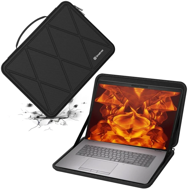 Alt view image 6 of 10 - Smatree Hard EVA Protective Sleeve Case Compatible for 18 inch HP ZBook Fury G1i, Anti-Shock and Waterproof Laptop Bag (X8326)