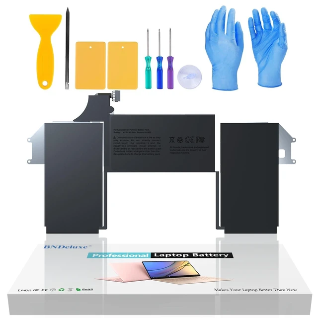Alt view image 6 of 10 - BNDeluxe A1965 A2179 MacBook Air Laptop Battery A1932 for MacBook Air 13 inch Retina A1932 (Late 2018-2019) A2179 (Early 2020) EMC 3184 3302 A1965 Laptop Battery Replacement 11.4V 49.9WH