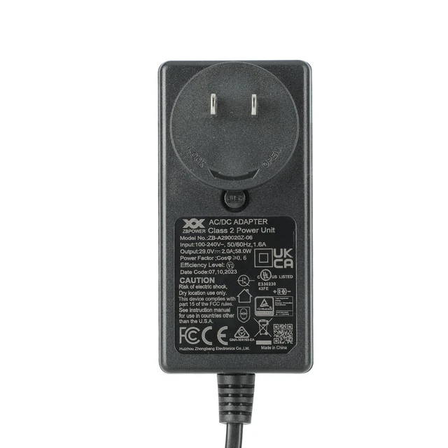 Alt view image 7 of 10 - MineCtrl Recliner Power Supply, Model ZB-A290020Z-06 ZBPOWER AC/DC Switching Power Supply Transformer 29V 2A Adaptor for Lift Chair or Power Recliner Limoss OkiN