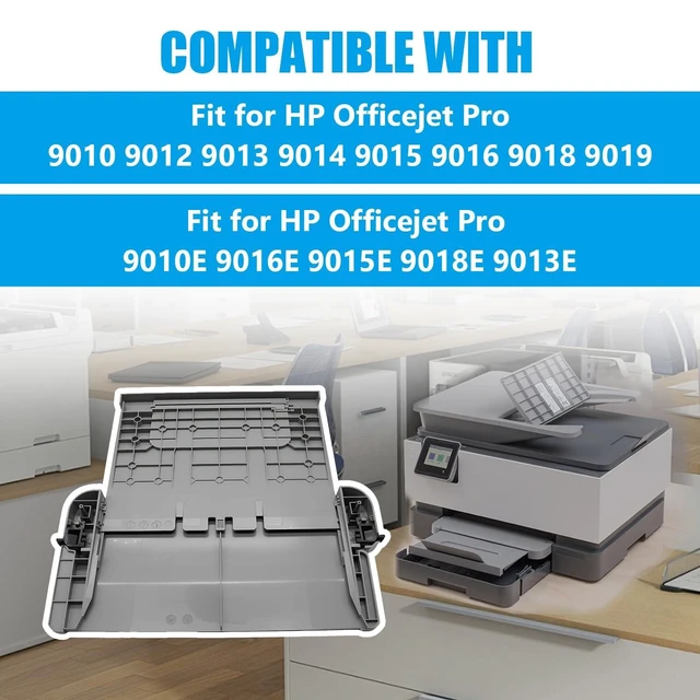 Alt view image 8 of 10 - Printer Paper Output Tray Compatible with HP 9010 9012 9013 9014 9015 9016 9018 9019 9010E 9016E 9015E 9018E 9013E Paper Output Tray for HP OfficeJet Pro 9010