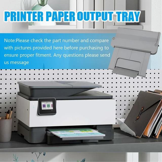 Alt view image 10 of 10 - Printer Paper Output Tray Compatible with HP 9010 9012 9013 9014 9015 9016 9018 9019 9010E 9016E 9015E 9018E 9013E Paper Output Tray for HP OfficeJet Pro 9010