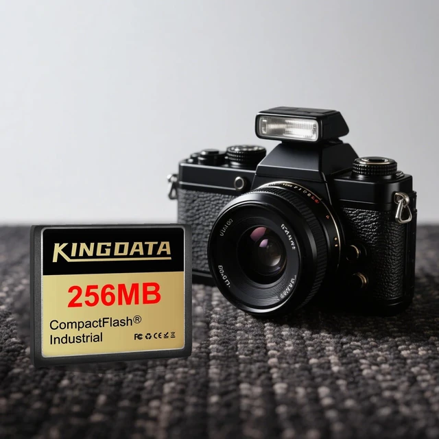 Alt view image 10 of 10 - KINGDATA Industrial Compact Flash Memory Card 3pack 256MB FAT16 Type I for Industrial Equipment Vintage Digital Cameras