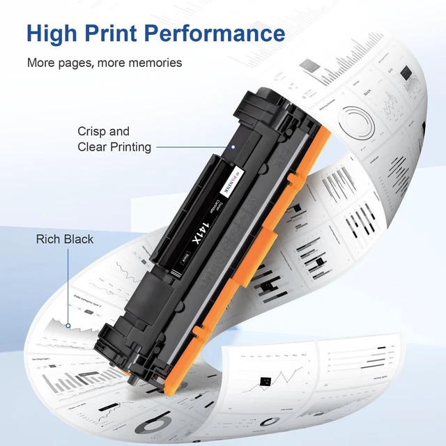 Alt view image 8 of 10 - PANINK 141X Toner Cartridge Replacement for HP 141X W1410X 141A W1410A Black Toner Cateridge Compatible with HP M110w MFP M140w M139w Printer (with Chip)