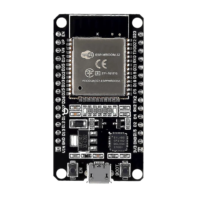 Alt view image 8 of 10 - 6Pcs ESP32 ESP-WROOM-32 Development Board ESP32S 2.4GHz Dual-Core WiFi Bluetooth Microcontroller