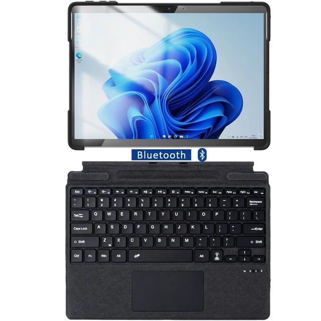 Alt view image 8 of 10 - ZenRich Rugged Case with Keyboard for 13-inch Surface Pro 12th 2026/11/10/9