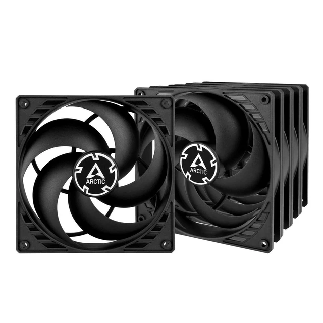 Alt view image 6 of 10 - ARCTIC P14 (5 Pack) - PC Fans, 140mm Case Fan, Pressure-optimised, Quiet Motor, Computer, Fan Speed: 1700 RPM - Black