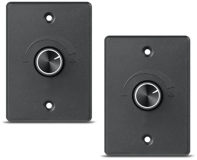 Main image of 12V Light Dimmer 12 Volt PWM LED Dimmer Switch for RV Boat Truck Camper Van Trailer Light Fixture, LED Strip Lights Rotary Knob DC12-24V (2-Pack 6A)
