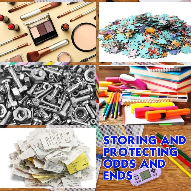 Alt view image 3 of 7 - 200 Pieces A6 Mesh Zipper Pouch Bulk Mesh Bags with Zipper Waterproof Small Pencil Pouches for School Office Supplies Organization 9.4 x 4.5 Inches(10 Assorted Colors)