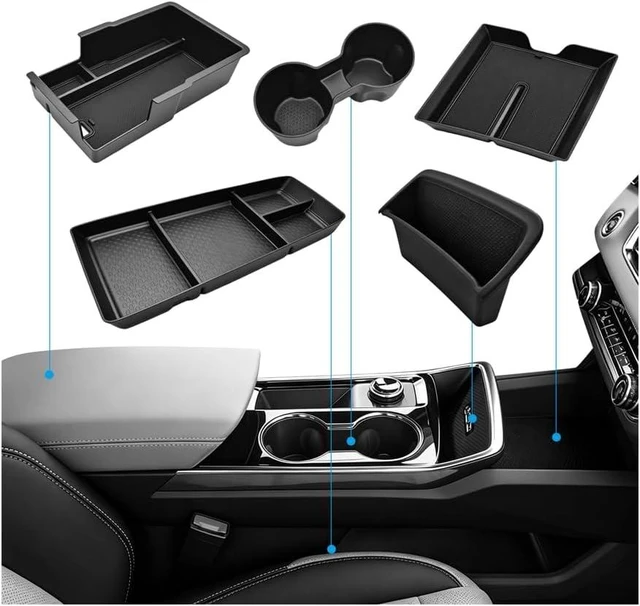 Main image of 5 Set Organizer for 2025 2026 Chevy Equinox Accessories with No-Slip Mat