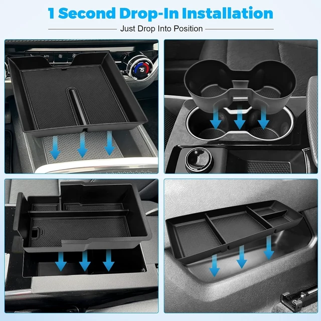 Alt view image 6 of 7 - 5 Set Organizer for 2025 2026 Chevy Equinox Accessories with No-Slip Mat
