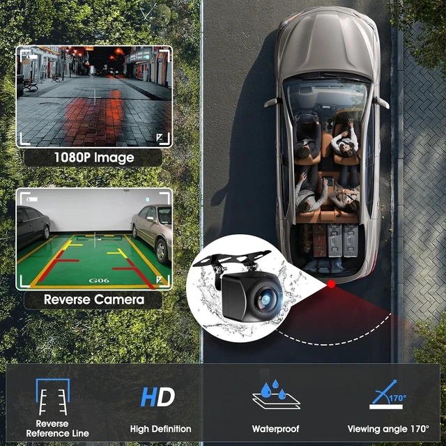 Alt view image 6 of 7 - Portable Wireless Carplay Car Stereo, 7" HD Touchscreen for Car with CarPlay & Android Auto with Backup Camera/Mirror Link/Voice Control/Bluetooth/GPS/AUX/FM Satellite Radio for All Vehicles