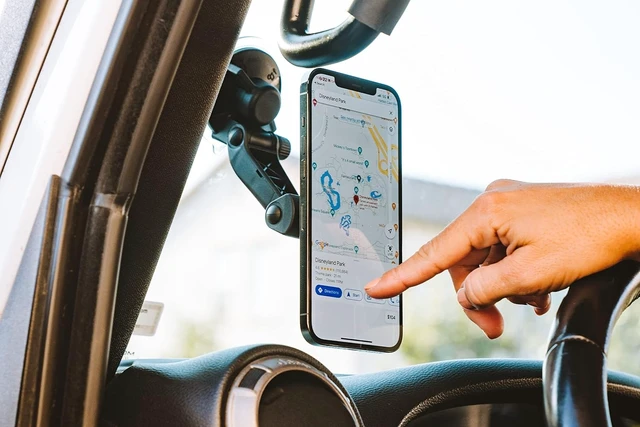 Alt view image 2 of 7 - - Adjustable Magnetic Windshield Phone Holder, Compatible with MagSafe Phone Cases and Cases, Strong Suction Cup, 210° Tilt, 360° Rotation