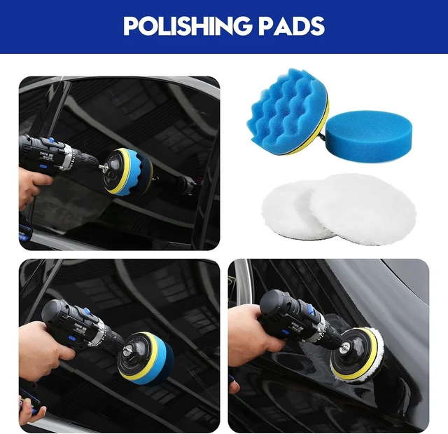 Alt view image 3 of 7 - 38PcsB Car Detailing Kit Detailing Brush Set Car Wash Cleaning Kit Blue
