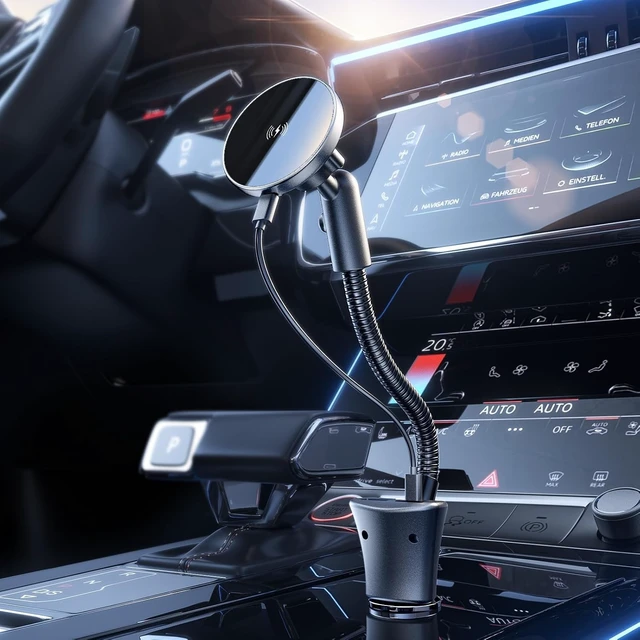 Alt view image 6 of 7 - for 15W MagSafe Car Charger, Strong Magnet, Dual PD&QC Ports, Vent Mount