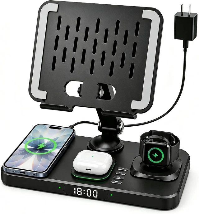 Main image of Wireless Charging Station for Devices, Only for Watch Charging