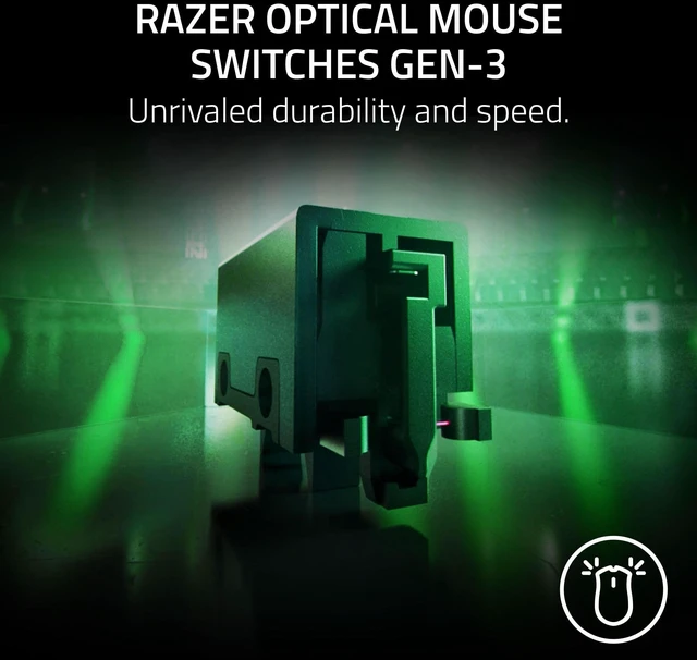 Alt view image 5 of 7 - Viper V3 Pro SE Wireless Gaming Mouse, 95 Hr Battery, 54g, Black | 35K DPI Optical Sensor, Gen3 Optical Switches, 8 Programmable Controls, 95 Hr Battery, 1000 Hz Polling Rate, for PC & Mac
