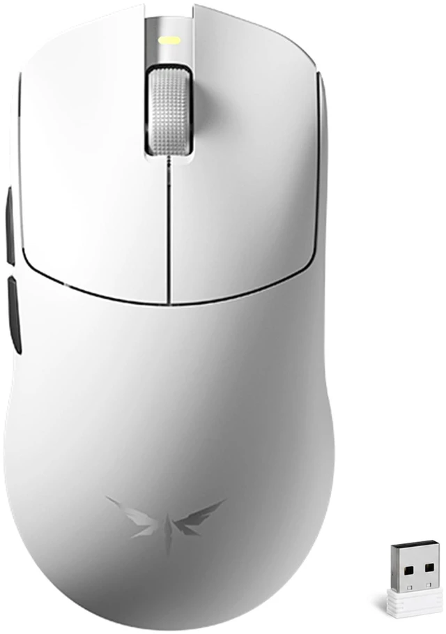 Main image of F2 Ultra Wireless Gaming Mouse Tri-Mode with 30K Optical Sensor | 51g Lightweight 50-42000 DPI High Performance Gaming Mice, 5 Programmable Controls, Bluetooth Mouse for PC Mac Laptop, White