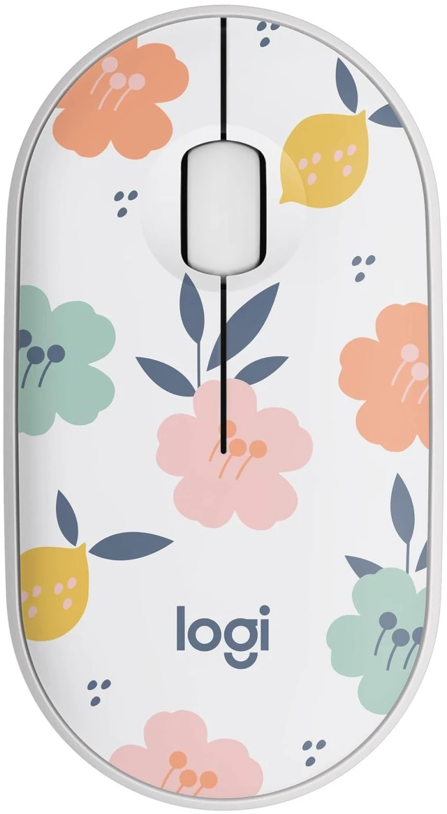 Main image of M340 Compact Ambidextrous Silent Wireless Mouse - Floral Bouquet | Silent clicks, with 2.4 GHz USB-A Nano Receiver, 3 non-customizable buttons, 18-months battery, Windows Mac Chrome compatible