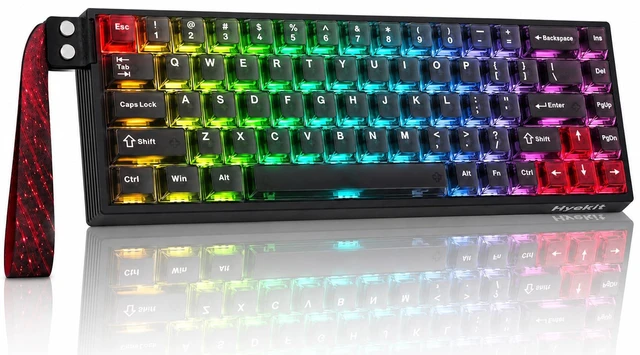 Main image of MH68 Hall Effect Gaming Keyboard, 65% 68-Key Magnetic Keyboard | 8000Hz Polling Rate, Rapid Trigger, Adjustable Actuation, Hot-Swappable Magnetic Switches, RGB Wired Keyboard for PC/MAC