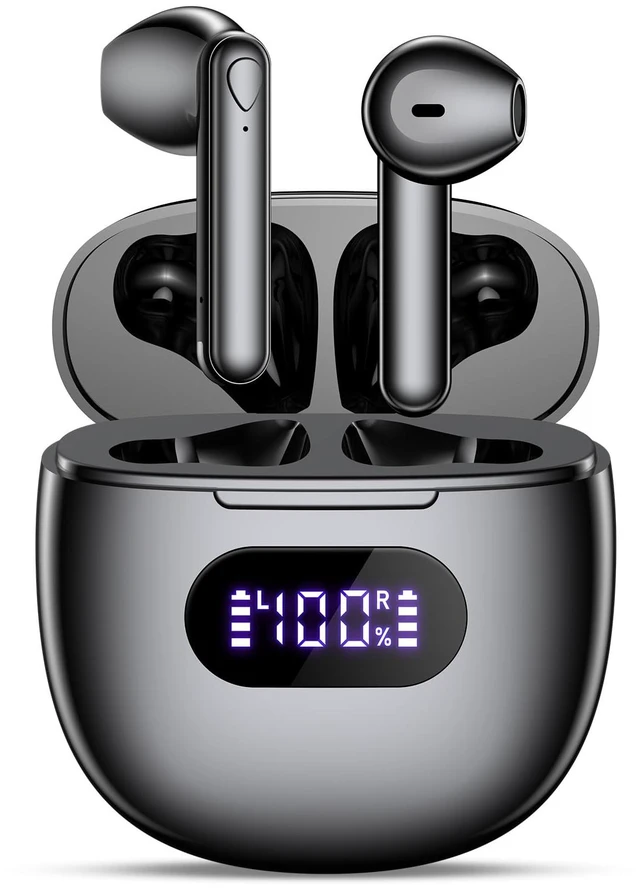 Main image of Ear buds Wireless Earbuds Bluetooth 5.4 Headphones Button Control Earphones | IPX7 Waterproof, 48H Long Battery Life In Ear Earbuds, Digital LED Power Display Built-in Mic for Sports Office Home