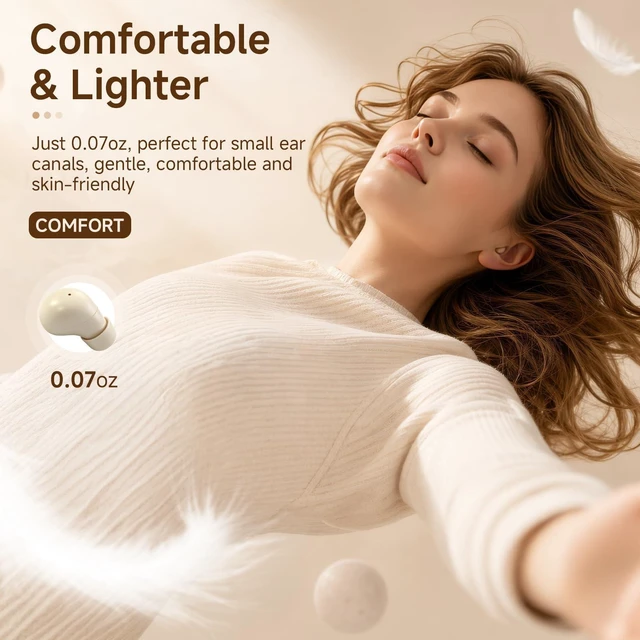 Alt view image 5 of 7 - Small Mini Invisible Earbuds Wireless Bluetooth Ear Buds for Small Ears Discreet Smallest Sleep Earbuds For Small Ears Ear Buds Low Profile Tiny Skin Tone Sleeping Earbuds For Small Ear Canals