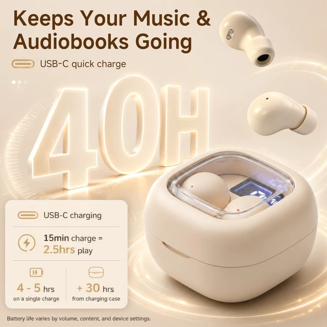 Alt view image 7 of 7 - Small Mini Invisible Earbuds Wireless Bluetooth Ear Buds for Small Ears Discreet Smallest Sleep Earbuds For Small Ears Ear Buds Low Profile Tiny Skin Tone Sleeping Earbuds For Small Ear Canals