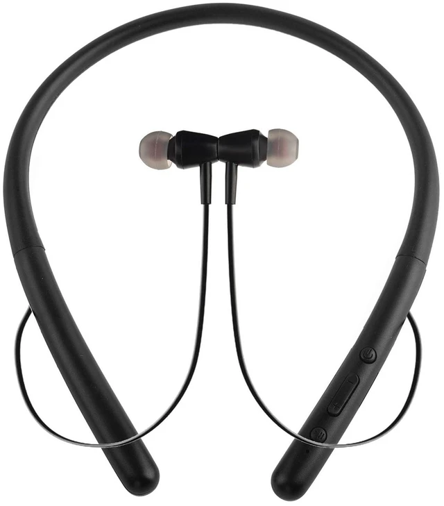 Main image of Bluetooth Headphones Wireless Neckband Bluetooth 5.0 Headset with 20 H Playtime, 10 mm Drivers, Magnetic Earbuds, Crystal-Clear Voice and Noise Cancelling Mic, Sweatproof and Lightweight (Black)