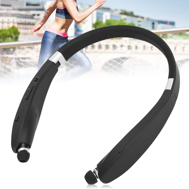 Alt view image 4 of 7 - SX?991 Stereo Bluetooth5.0 Headphones Neckbands with Retractable Earbuds,Foldable Bluetooth5.0 Headphones Speaker 2 in 1,Universal Sports Earphone,for Home Office,Video