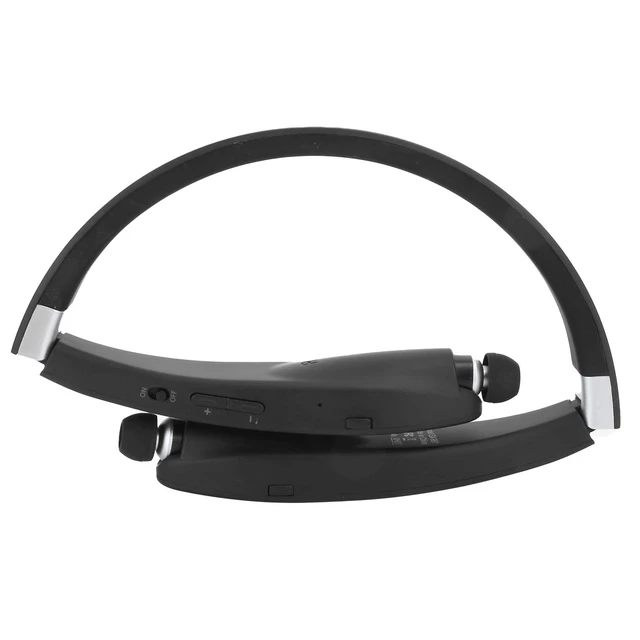 Alt view image 7 of 7 - SX?991 Stereo Bluetooth5.0 Headphones Neckbands with Retractable Earbuds,Foldable Bluetooth5.0 Headphones Speaker 2 in 1,Universal Sports Earphone,for Home Office,Video