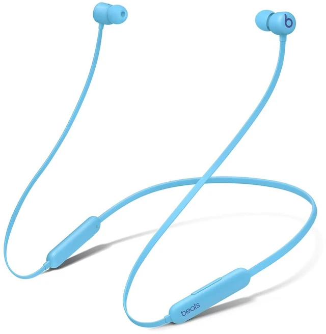 Main image of Flex Wireless Earbuds - Apple W1 Headphone Chip, Magnetic Earphones, Class 1 Bluetooth, 12 Hours of Listening Time, Built-in Microphone - Flame Blue