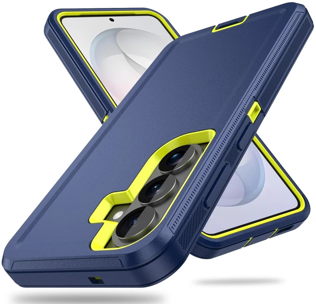 Main image of for Samsung Galaxy S26 Case Heavy Duty Rugged Phone Cover Blue/Green | Dual Layer Rubber Shell PC Bumper Cover with Port Anti Dust Plug Sports Rugged Protective Phone Cases for Galaxy S26 5G 6.3"