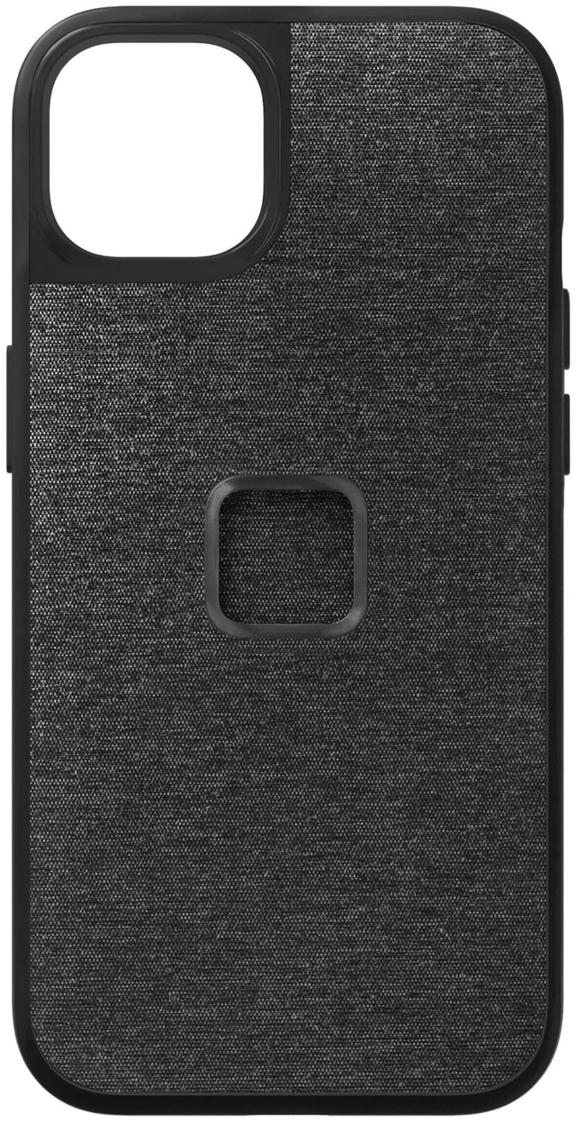 Main image of Mobile Everyday Phone Case for iPhone 14 Pro, Charcoal, Slim Profile, 6 ft Drop Protection, Weatherproof Fabric Shell, SlimLink Connects to Mobile Mounts & Gear