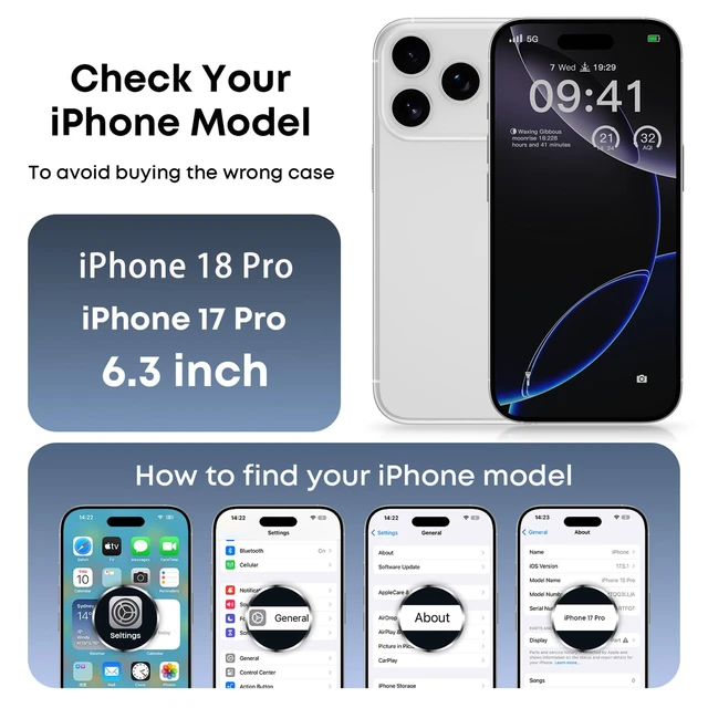 Alt view image 2 of 7 - Silicone Case Compatible with iPhone 18 17 Pro 6.3'' 2026, Lightweight Phone Case, Wireless Charging Compat., Liquid Silicone Gel Rubber Cover, Anti-Scratch TPU Protective Bumper, Hot Pink