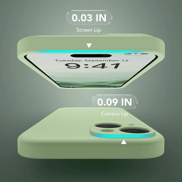 Alt view image 5 of 7 - Magnetic for iPhone 15 Case Silicone Matcha | Fit for MagSafe, Screen Protector, Full Camera Protection, Premium Silicone Shockproof Protective Phone Case for iPhone 15