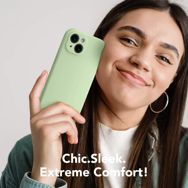 Alt view image 7 of 7 - Magnetic for iPhone 15 Case Silicone Matcha | Fit for MagSafe, Screen Protector, Full Camera Protection, Premium Silicone Shockproof Protective Phone Case for iPhone 15