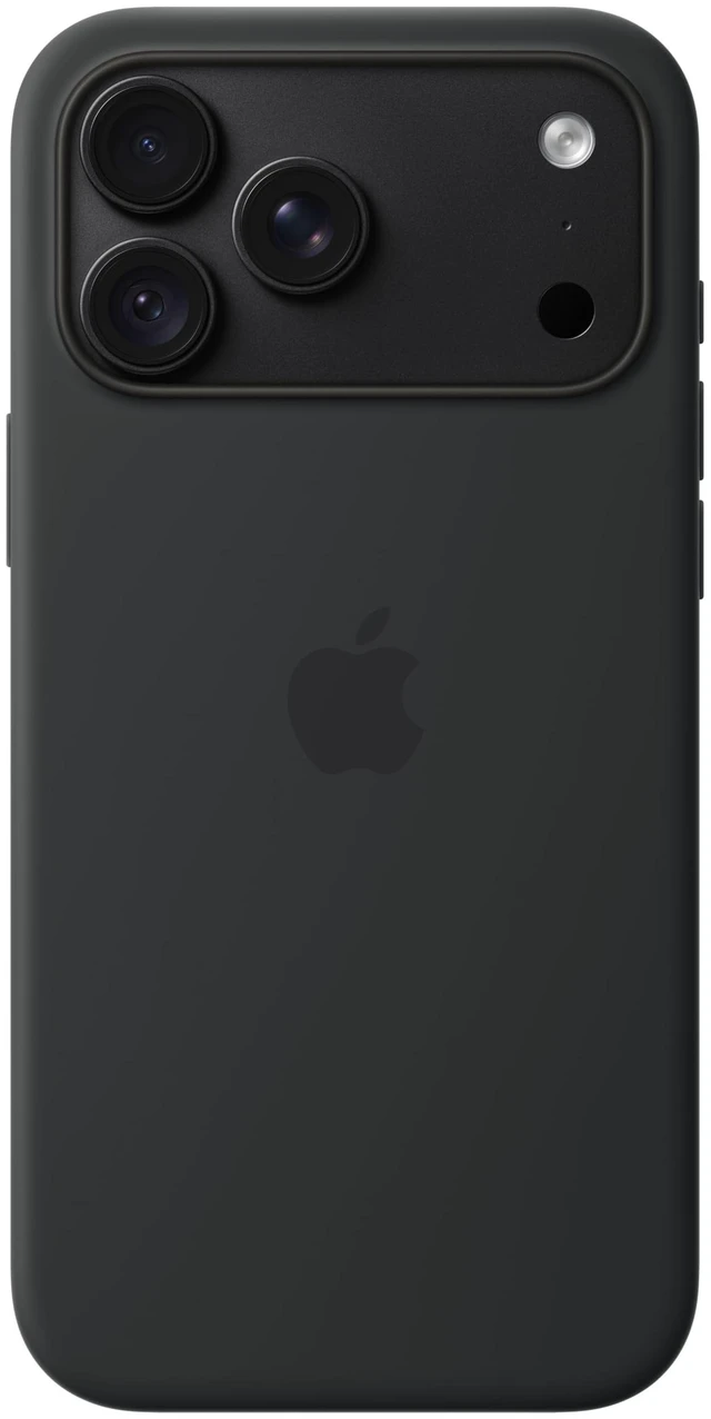 Main image of iPhone 18 Pro Max Silicone Case with MagSafe Black | Lightweight Phone Case, Wireless Charging Compatible, Smooth Matte Finish